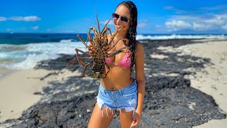 Camping and Catching Lobsters - Hawaii Catch n Cook