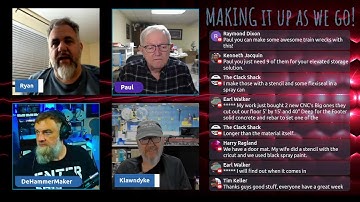 MAKING it up as we go! Episode 89 #CNC #Laser #3DPrinting