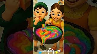 Squid Game Ai Wavy Rainbow Slime Noodles Asmr