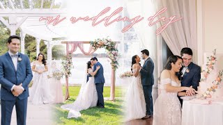 WEDDING VLOG | Rehearsal, night before, getting ready, full ceremony, speeches, and reception fun!