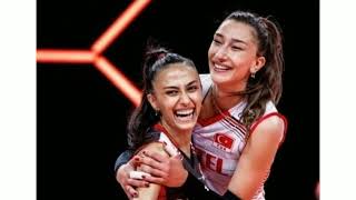 Simge Aköz ve Hande Baladın Arkadaşlığı🏐❤️