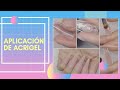 Aplicación de acrigel paso a paso /diseño viral instagram!!