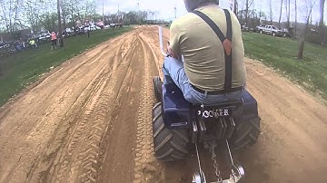 Altered stock cub cadet pulling tractor