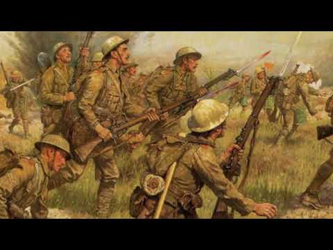 36th Ulster Division on 1st July 1916. Battle of the Somme. First World War