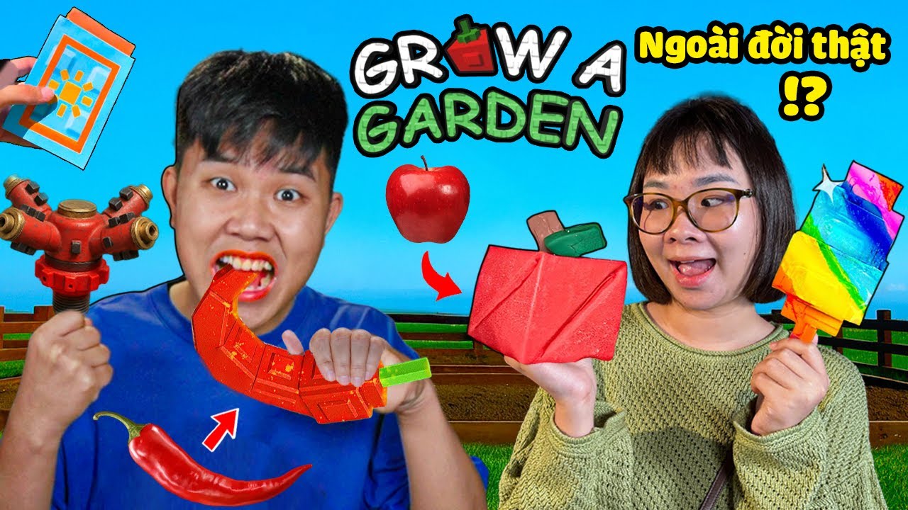 bqThanh Vlog | Grow a Garden Ngoài Đời Thật Sẽ Như Thế nào !?