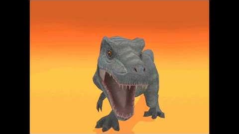 Tyrannosaurus rex dinosaur Unity3d Asset Store