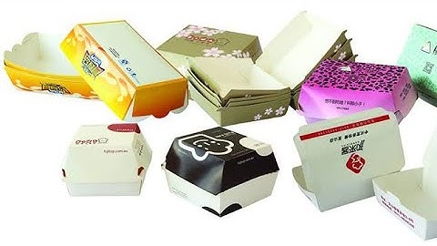 Servo motor food paper tray machine burger box carton erecting machine FeeNoT.com best machinery