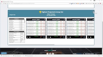 Exporting Lineups to DraftKings + FanDuel from the LineStar Website