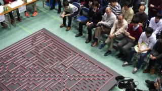 2016 All Japan micromouse contest-Halfsize mouse Fantom Searching