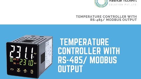 PC programming Temperature Controller with RS485 RadicalTechArt I RadicalTalks I RadicalTechMart