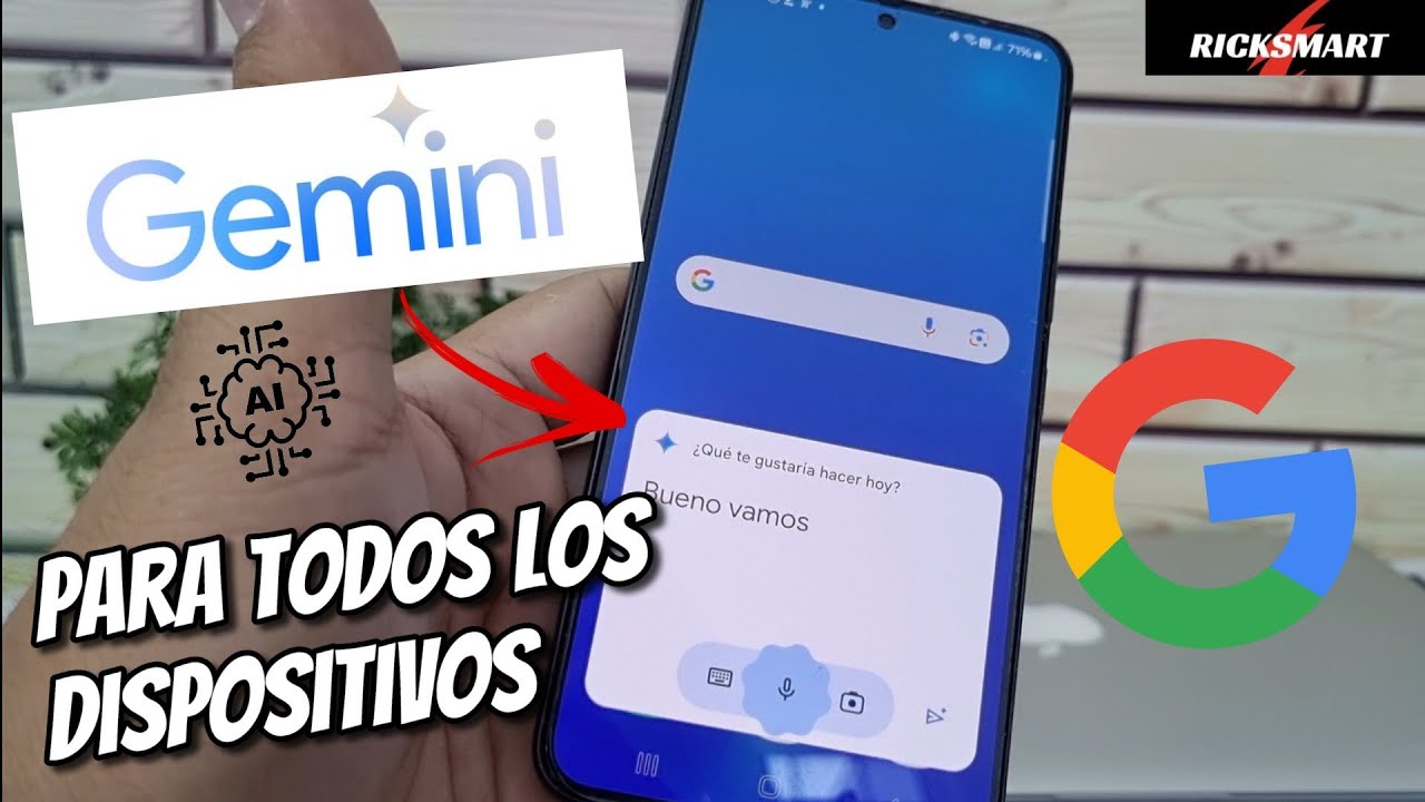 Como Instalar la inteligencia artificial de Google Gemini en todos los ...