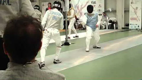 CFC10 Veteran Men's Foil Pool Bout - Johnson v Cyb...