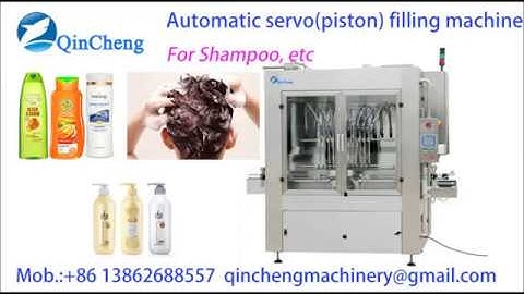 automatic servo filling machine shampoo linear filling machine linear piston filler