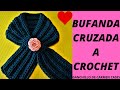 Bufanda cruzada a crochet ganchillodecarmencases