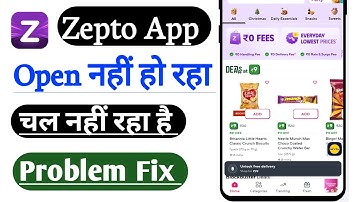 How to Fix Zepto App not working problem | Zepto App Open Nahi Ho raha hai 