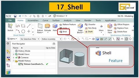 17_Sheel _ Using Shell command in NX.
