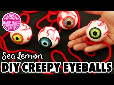 Creepy Halloween Eyeball Lantern Craft