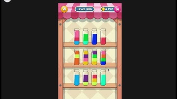 Water Sort Puzzle I Level 486 I  Facebook I SOLVED