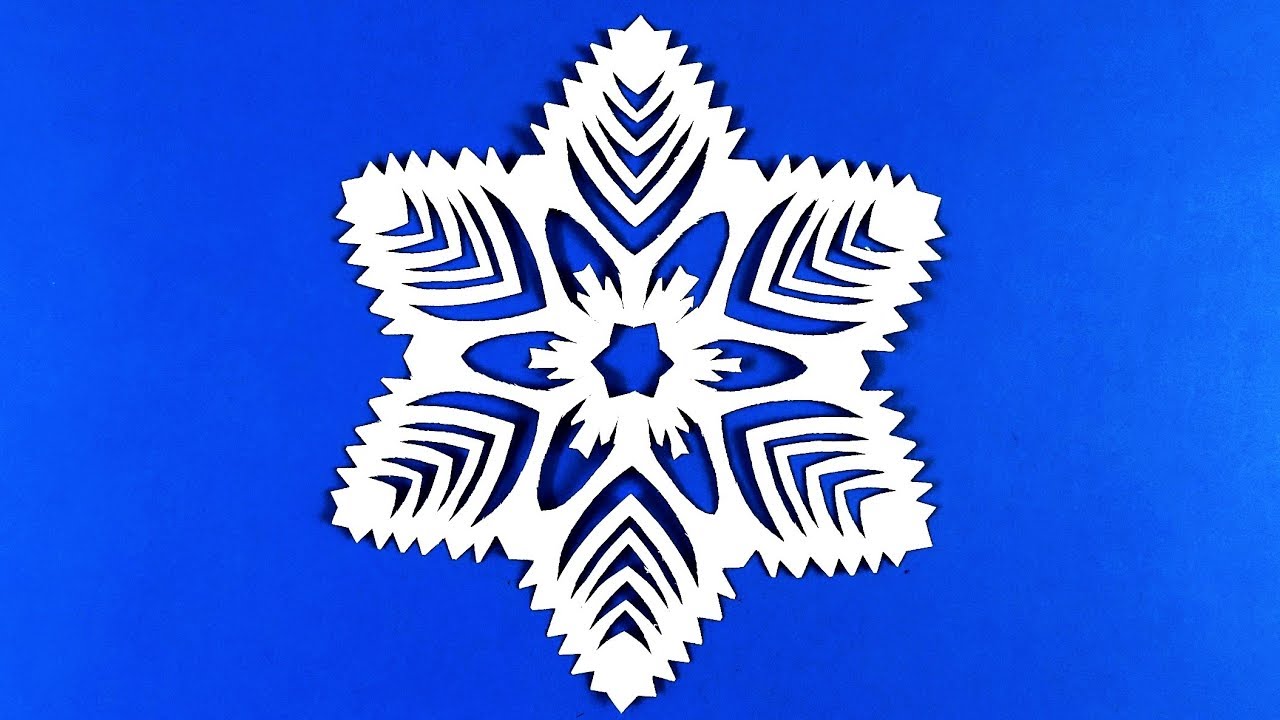 how to make a snowflake out of paper. Make snowflakes out of paper