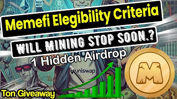 Memefi Airdrop Final Criteria | Hidden Airdrop