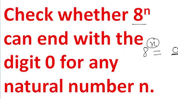 check whether 8 power n can end with the digits 0 for any number n. #youtube #class10 #math  #viral