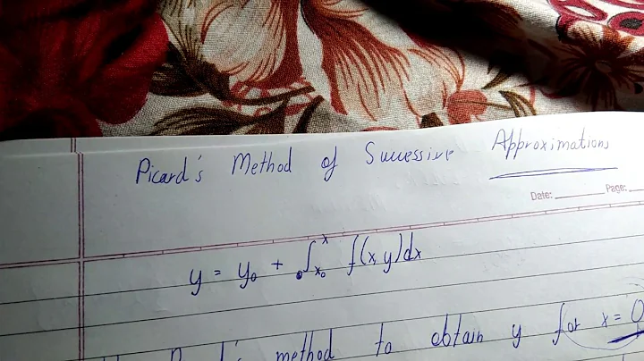 Picard's method of successive approximations