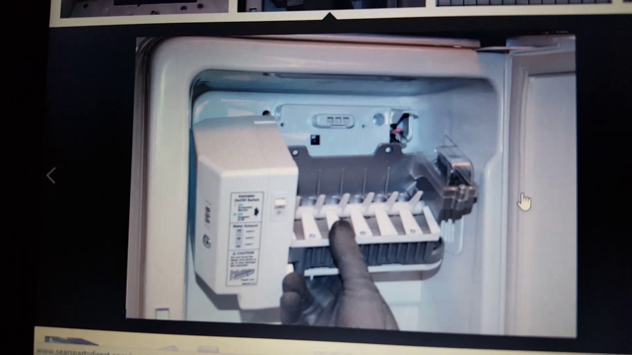 LG + Kenmore 795 refrigerator icemaker probpems. - YouTube