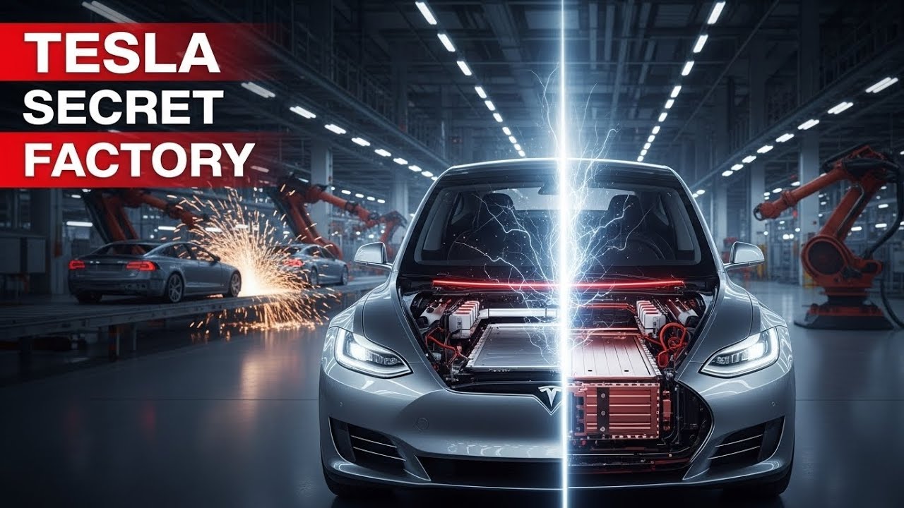 How Tesla Cars Are Built 🔥 Inside the Tesla Gigafactory
