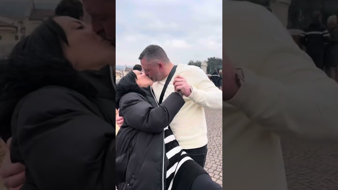 Proposal wedding in Verona, at juliet's balcony