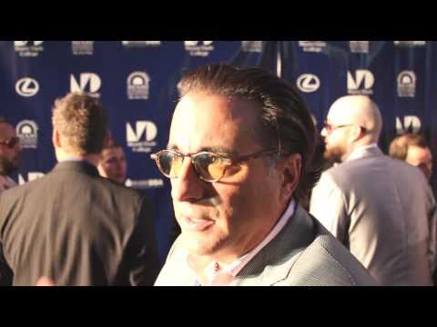 Andy Garcia red carpet interview at world premiere of "Magic City Memoirs"