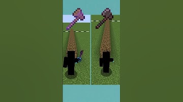 Efficiency V (5) wodden axe vs Netherite axe! SUBSCRIBE IF YOU LIKE MINECRAFT!! #minecraftshorts