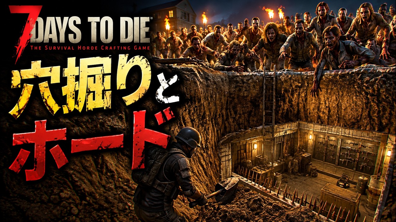 【 #7DTD 】砂漠拠点建築だぞ！90分設定#１１ 【 #新人vtuber  】【V3.1】【 #ぽんこつアライブ 】