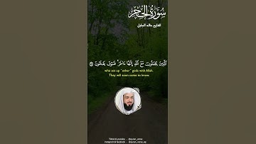 إنا كفيناك المستهزئين   خالد الجليل #قران #سورة الحجر #خالد الجليل #تلاوات #اكسبلور
