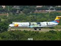 Sensacional #landing SATENA Embraer ERJ-145LR HK-4535 🇨🇴 FAC-1171 aterrizaje pista 21SKCC #aviation