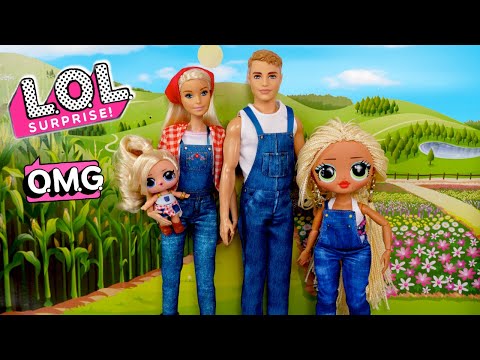 LOL Doll Family Morning Routine with LOL OMG SWAG - New Barbie Toys