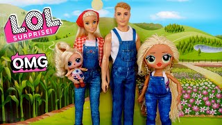 LOL Doll Family Morning Routine with LOL OMG SWAG  New Barbie Toys