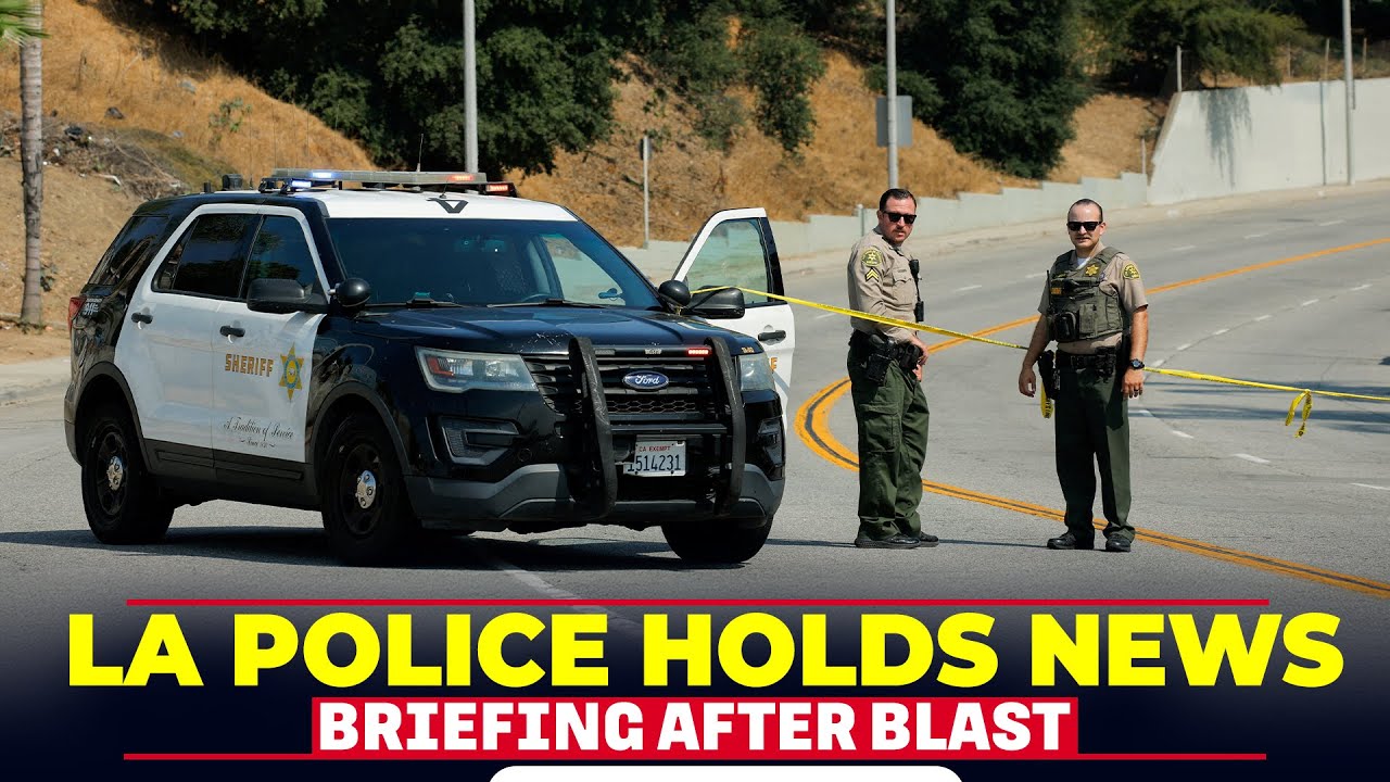 Officials hold Press briefing after blast at Police training center in California’s Los Angeles | US
