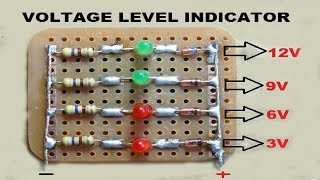 Voltage Level Indicator Using Zenor Diode