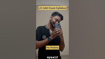 LIC AAO Exam Syllabus #licaao2025 #exam #syllabus