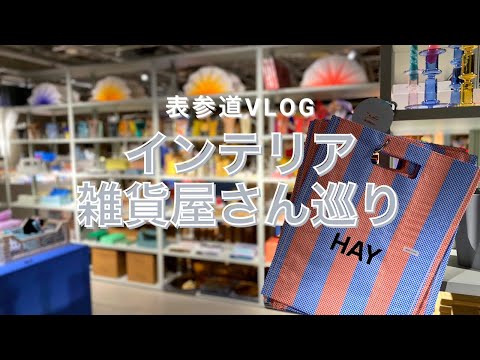 【東京vlog】表参道のおすすめ雑貨屋2選！お洒落なインテリア、アイテム。My favorite shops in Tokyo Modern furniture and home decor ！