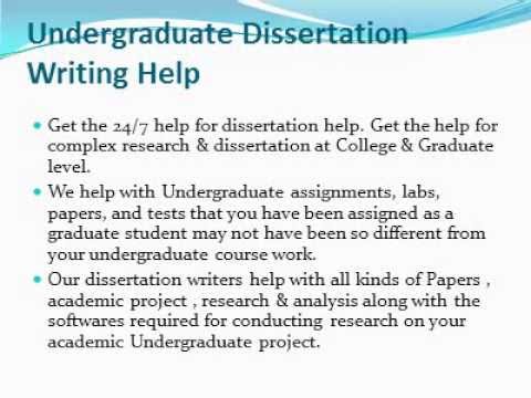 failed dissertation undergraduate