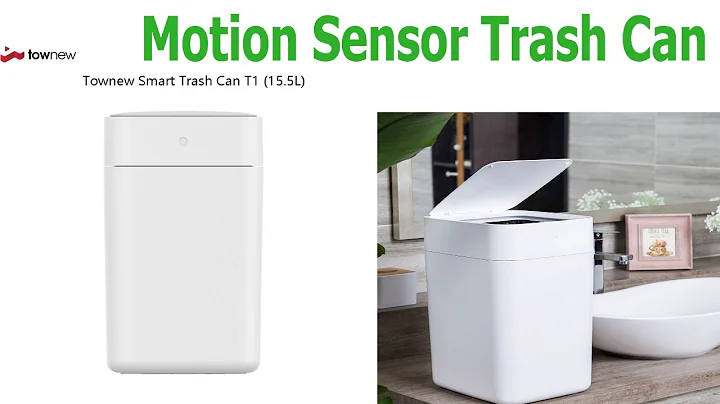 Best trash cans for kitchen - Motion sensor trash can lid