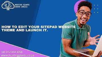 How to edit your sitepad website theme and launch your website