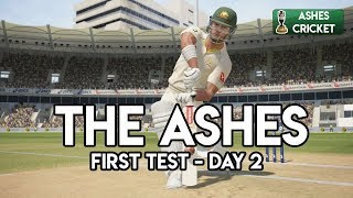 TOP HITTING - First Test - Day 2 (Ashes Cricket Game)