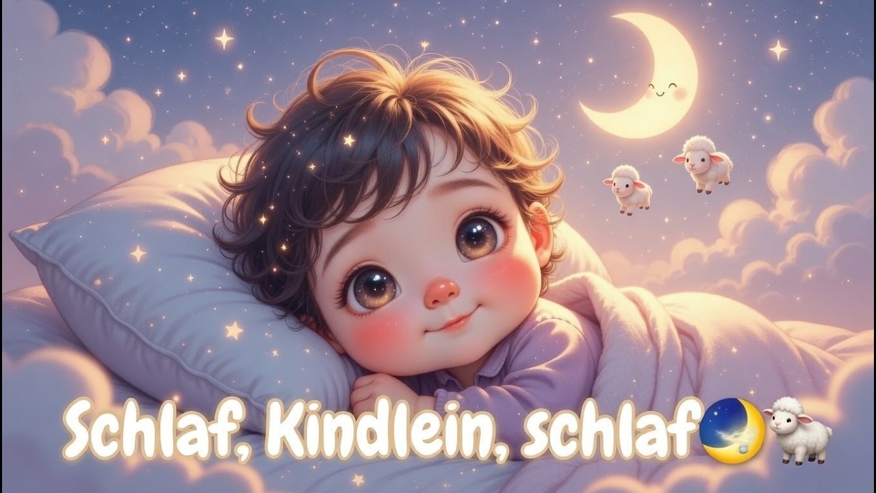 Schlaf, Kindlein, schlaf 🌙🐑 Sanftes Gute-Nacht-Lied zum Träumen - YouTube
