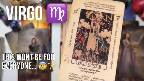 VIRGO ♍️ THE TOWER⚡️THEY WILL TRY TO STOP BY YOUR 🏠 BUT YOU WONT BE ANSWERING‼️😰