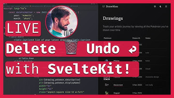 Delete 🗑️ Undo ↩️ with SvelteKit Remote Functions 🔴 LIVE Coding & Chill