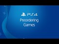 Downloading Preordered PS4 Games