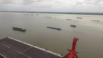 Cảng Quốc tế Long An góc nhìn qua Flycam