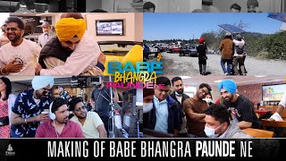 Babe Bhangra Paunde Ne | Diljit Dosanjh | Sargun Mehta | BTS | Unseen Clips | Thind Motion Films